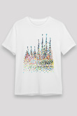 La Sagrada Familia Beyaz Unisex Tişört T-Shirt - TişörtFabrikası
