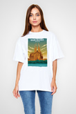 La Sagrada Familia Beyaz Unisex Tişört T-Shirt - TişörtFabrikası