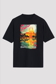 La Sagrada Familia Siyah Unisex Oversize Tişört T-Shirt