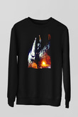 La Sagrada Familia Siyah Unisex Sweatshirt
