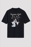 Lacuna Coil Siyah Unisex Oversize Tişört T-Shirt