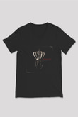 Lacuna Coil Siyah Unisex V Yaka Tişört