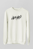 Lady Gaga Beyaz Unisex Sweatshirt