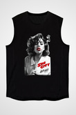 Lady Gaga Siyah Unisex Kolsuz Tişört