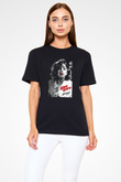 Lady Gaga Siyah Unisex Tişört T-Shirt - TişörtFabrikası