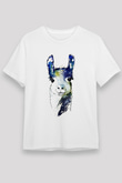 Lama Beyaz Unisex Tişört T-Shirt - TişörtFabrikası