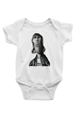 Lan Brown Baskılı Beyaz Unisex Bebek Body - Zıbın