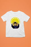 Lan Brown Baskılı Beyaz Unisex Beyaz Çocuk Tişört - Tshirt