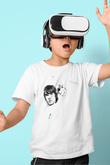 Lan Brown Baskılı Beyaz Unisex Beyaz Çocuk Tişört - Tshirt