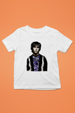 Lan Brown Baskılı Beyaz Unisex Beyaz Çocuk Tişört - Tshirt