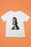 Lan Brown Baskılı Beyaz Unisex Beyaz Çocuk Tişört - Tshirt