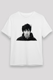 Lan Brown Baskılı Unisex Beyaz Tişört - Tshirt