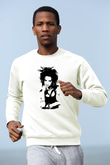 Lauryn Hill Beyaz Unisex Sweatshirt