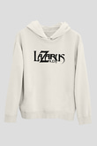 Lazarus A.D. Beyaz Unisex Kapüşonlu Sweatshirt