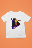 Lebron James Baskılı Beyaz Unisex Beyaz Çocuk Tişört - Tshirt