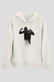 Lebron James Baskılı Beyaz Unisex Kapüşonlu Sweatshirt
