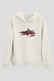 Lebron James Baskılı Beyaz Unisex Kapüşonlu Sweatshirt