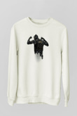 Lebron James Baskılı Beyaz Unisex Sweatshirt
