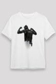 Lebron James Baskılı Unisex Beyaz Tişört - Tshirt