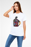 Lebron James Baskılı Unisex Beyaz Tişört - Tshirt