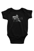 Lebron James Baskılı Unisex Siyah Bebek Body - Zıbın