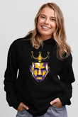 Lebron James Baskılı Unisex Siyah Kapüşonlu Sweatshirt