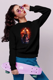 Lebron James Baskılı Unisex Siyah Sweatshirt