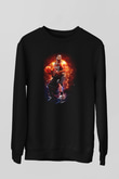 Lebron James Baskılı Unisex Siyah Sweatshirt