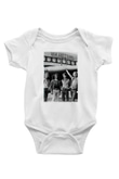 Led Zeppelin Baskılı Beyaz Unisex Bebek Body - Zıbın
