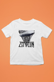 Led Zeppelin Baskılı Beyaz Unisex Çocuk Tişört