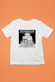 Led Zeppelin Baskılı Beyaz Unisex Çocuk Tişört