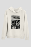 Led Zeppelin Beyaz Unisex Kapşonlu Sweatshirt