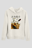 Led Zeppelin Beyaz Unisex Kapşonlu Sweatshirt
