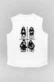 Led Zeppelin Beyaz Unisex Kolsuz Tişört