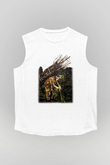 Led Zeppelin Beyaz Unisex Kolsuz Tişört