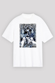 Led Zeppelin Beyaz Unisex Oversize Tişört T-Shirt