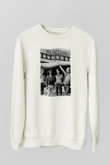 Led Zeppelin Beyaz Unisex Sweatshirt