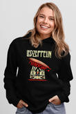 Led Zeppelin Mothership Siyah Unisex Hoodie