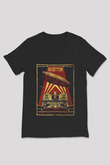 Led Zeppelin Mothership Siyah Unisex V Yaka Tişört T-Shirt