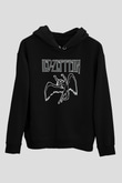 Led Zeppelin Siyah Unisex Hoodie