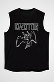 Led Zeppelin Siyah Unisex Kolsuz Tişört