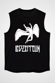 Led Zeppelin Siyah Unisex Kolsuz Tişört