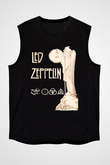 Led Zeppelin Siyah Unisex Kolsuz Tişört