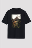 Led Zeppelin Siyah Unisex Oversize Tişört T-Shirt