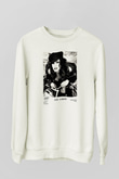 Lee Aaron Beyaz Unisex Sweatshirt