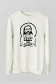 Lemmy Beyaz Unisex Sweatshirt