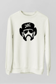 Lemmy Beyaz Unisex Sweatshirt