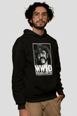 Lemmy Siyah Unisex Kapüşonlu Sweatshirt