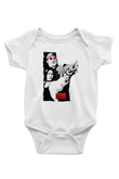 Leon Baskılı Beyaz Unisex Bebek Body - Zıbın