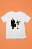 Leon Baskılı Beyaz Unisex Beyaz Çocuk Tişört - Tshirt